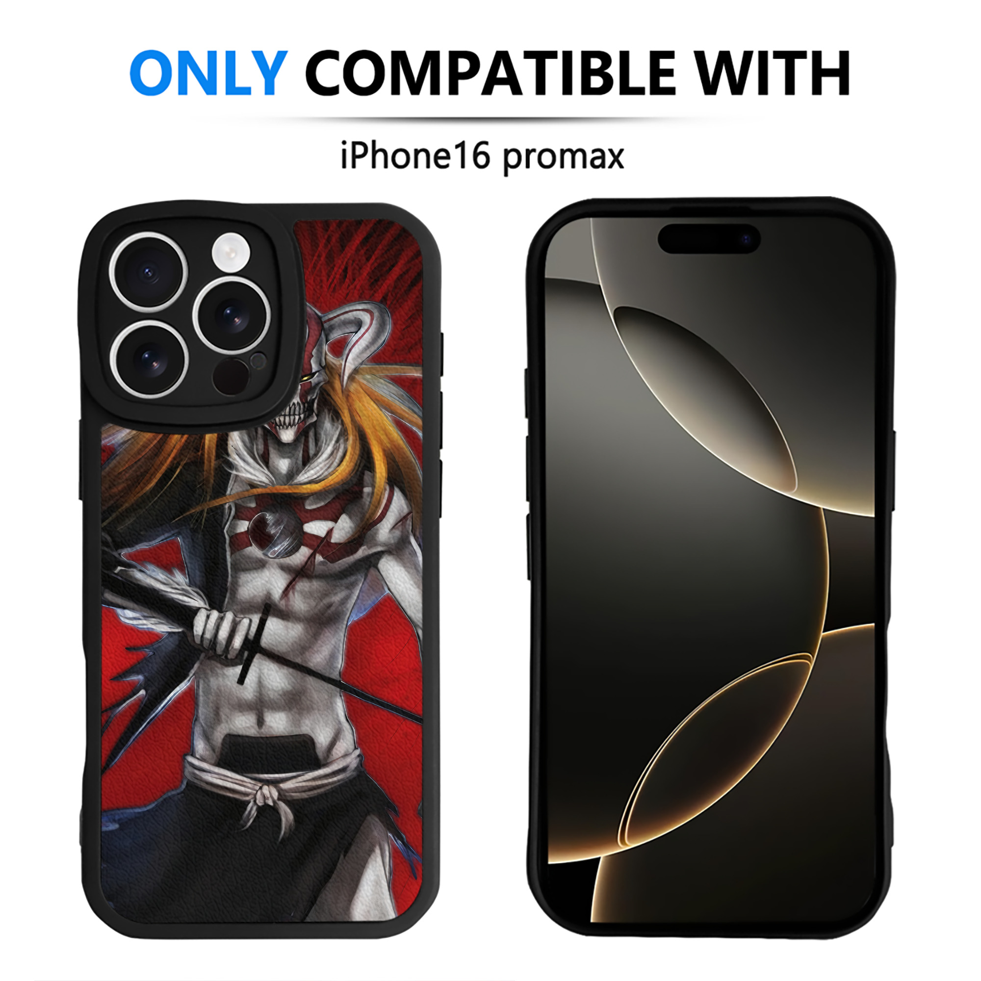 （画像用） ブリーチ BLEACH 【iPhone 16シリーズ対応】シリコンスマホケース（レザー調） 材質：シリコン